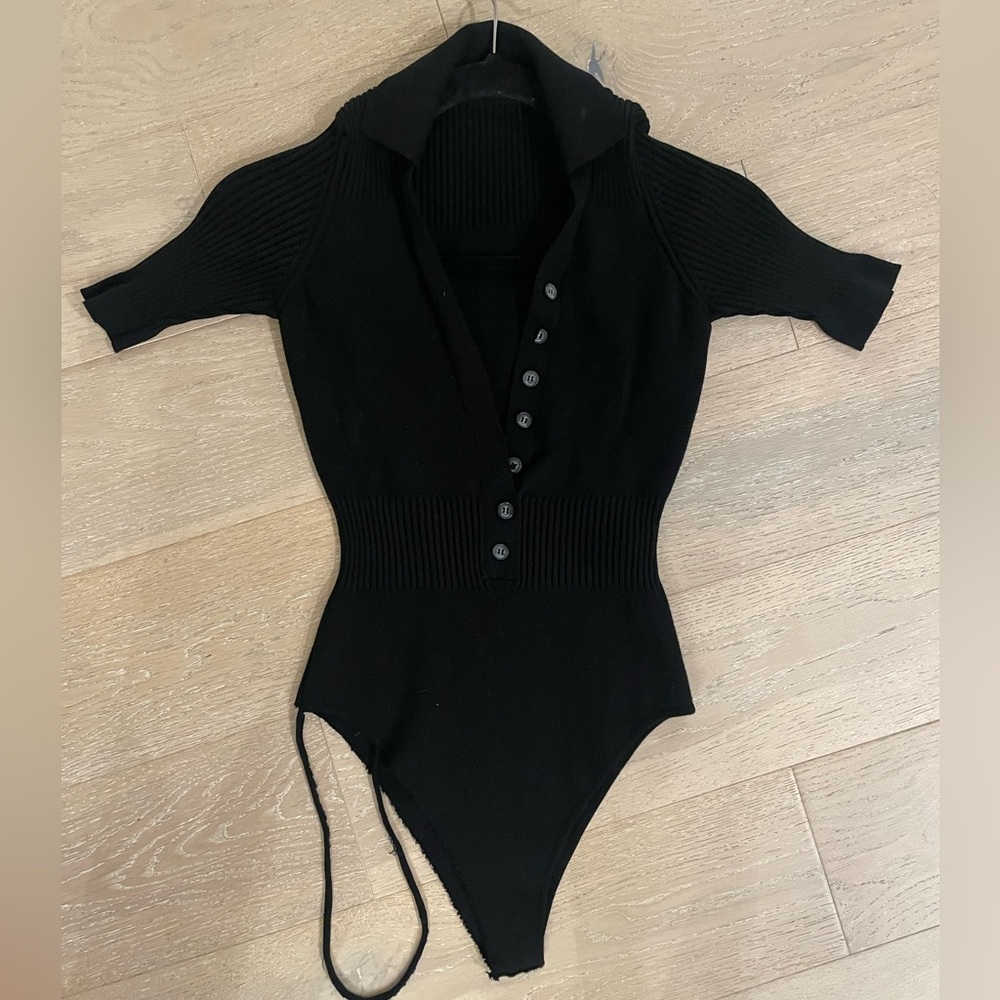 Jacquemus Black Ribbed Garment